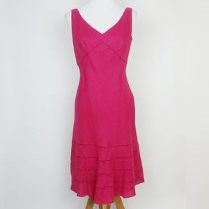 Ann Taylor Pink Linen Dress